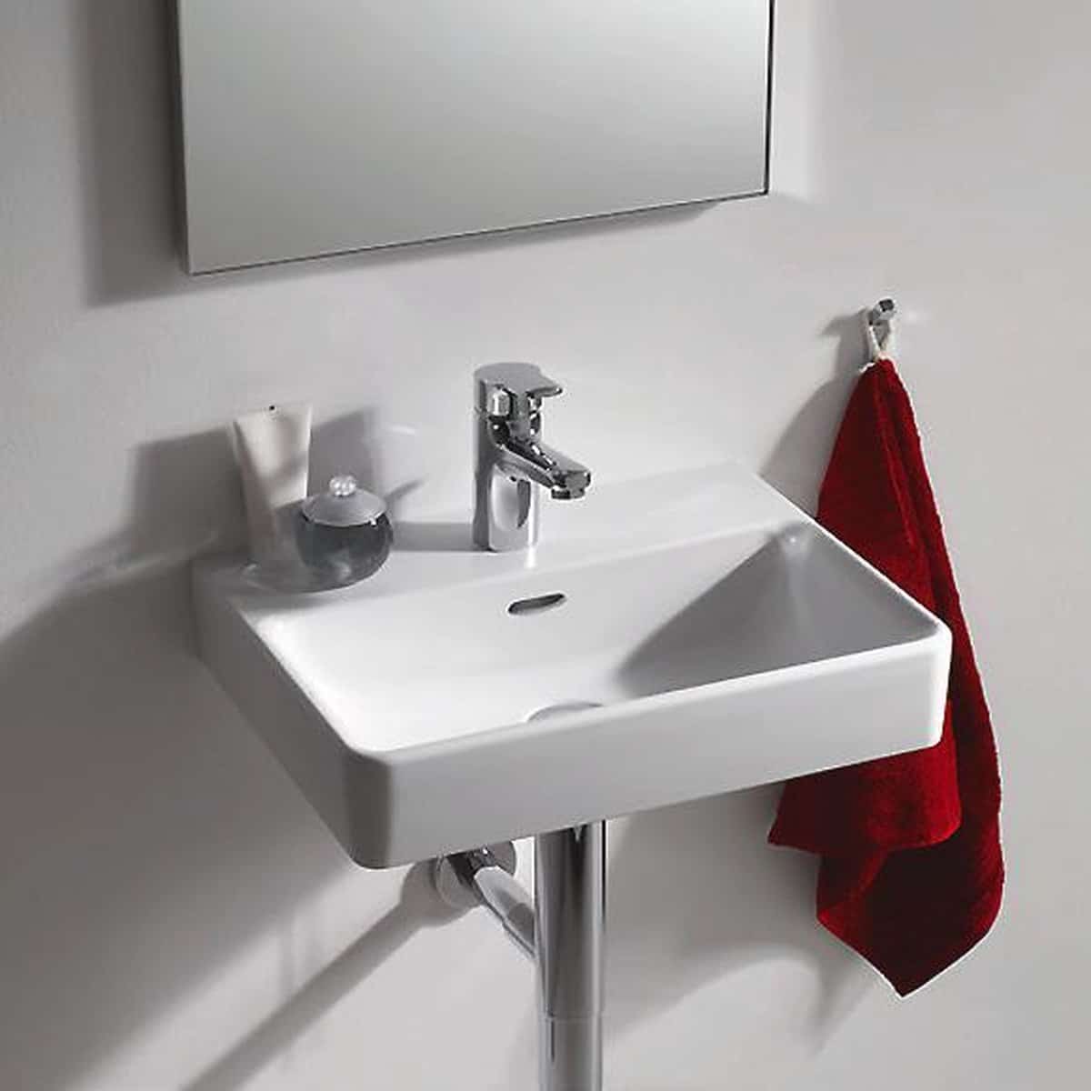 Laufen Pro S wastafel 34x45x14.5cm 1 kraangat keramiek wit