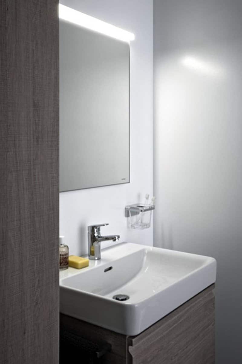 Laufen Pro S wastafel 34x45x14.5cm 1 kraangat keramiek wit