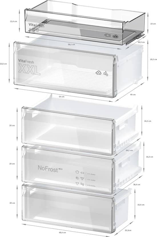 BOSCH KGN49VICT | Koelvriescombinatie | 70 cm | XXL | Nofrost