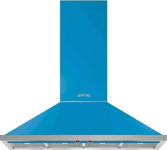 Smeg KPF12T afzuigkap Muurmontage Turkoois 606 m³/uur A+