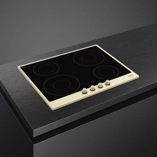 Smeg Cortina SI764POM kookplaat Crème Ingebouwd 60 cm Inductiekookplaat zones 4 zone(s)