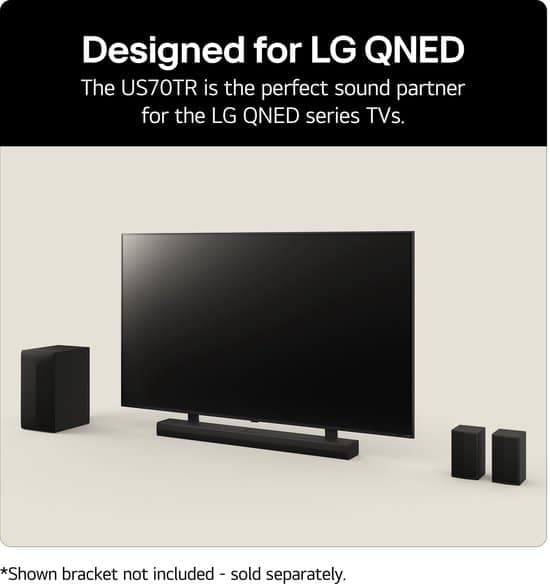 LG US70TR.AGBRLLK soundbar luidspreker Zwart 5.1.1 kanalen 500 W