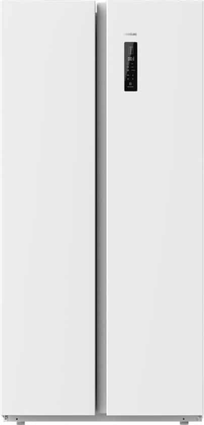 Cecotec 02437, Vrijstaand, Amerikaanse deur, Wit, 2 deur(en), R600a, 72 g