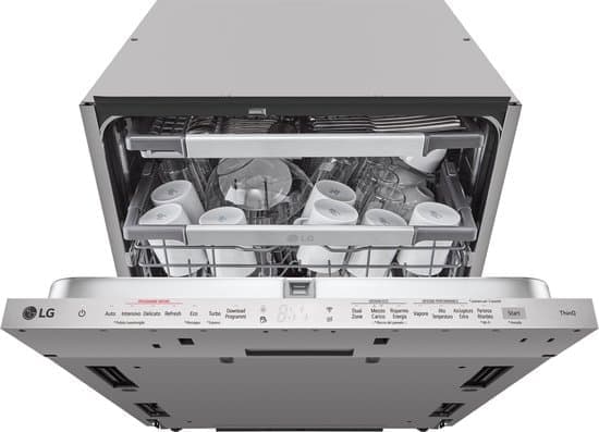 LG Vaatwasser DB475TXS – 14 couverts – Energielabel A