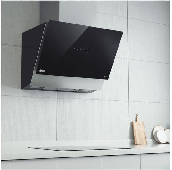 Lg Hcez2428b Decoratieve Afzuigkap Transparant