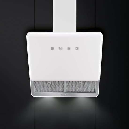 Smeg KFAB75WH Wandmontage 649m³/uur A+ Wit afzuigkap