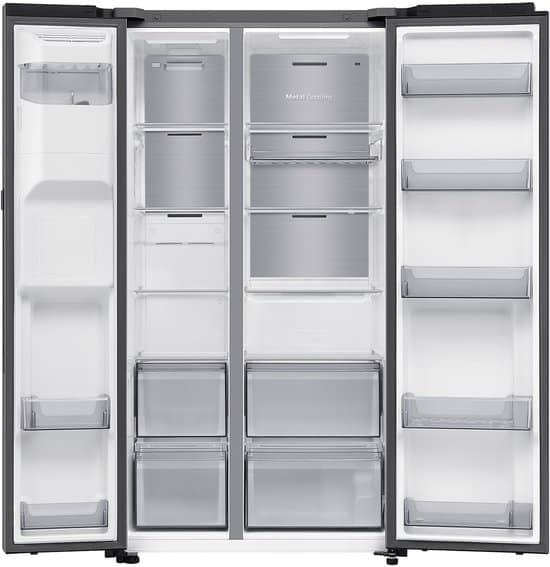 Samsung Amerikaanse koelkast RS90F64EDTEF – 621 liter – Energielabel D