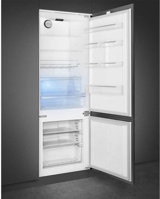 Smeg Koel-vriescombinatie C875TNE – 370 liter – Energielabel E