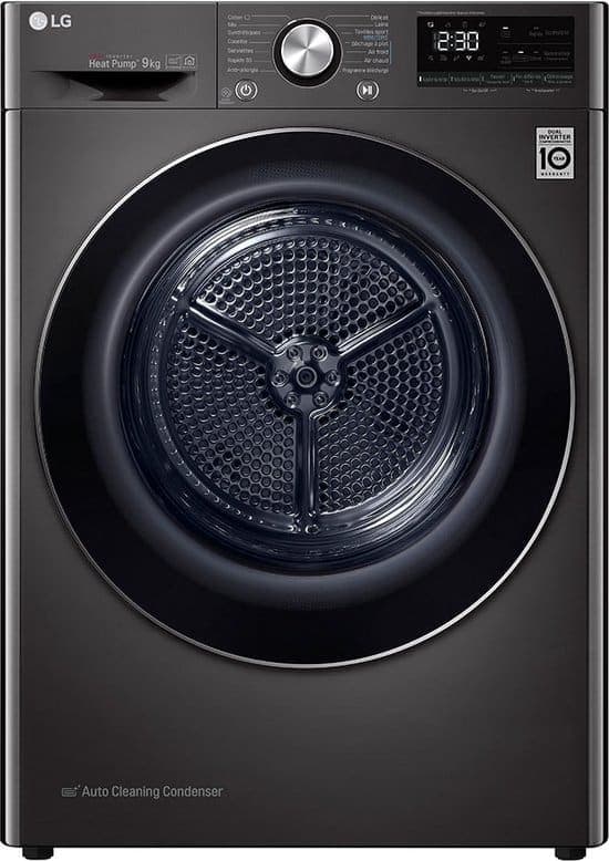 LG RH9V92BS Warmtepomp droger Frans Display