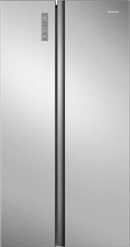 Hisense RS677N4ACC, Vrijstaand, Amerikaanse deur, Grijs, Roestvrijstaal, Touch, LED, Binnenin