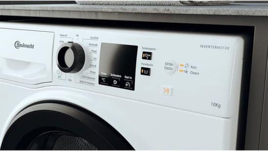 Bauknecht BPW 1014 A wasmachine Voorlader 10 kg 1351 RPM Wit Duits Display