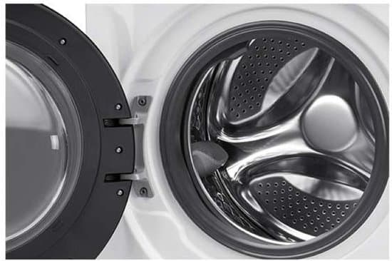 Midea MF200D86WB-14EAS, Voorlader, Vrijstaand, Wit, Links, Zwart, LED, Duits Display