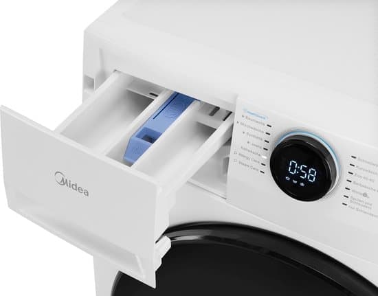 Midea MF200W90WB-14A wasmachine Voorlader 9 kg 1300 RPM Wit – Duits Display
