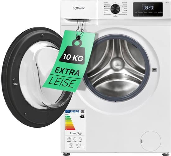 Bomann Wasmachine WA 7110 – 10 kg – Energielabel A