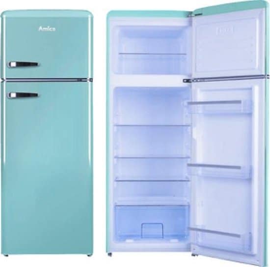 Amica Koel-vriescombinatie KGC15632T – 206 liter – Energielabel E