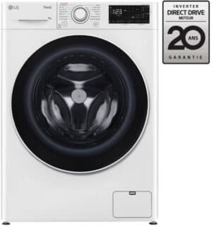 LG F94R30WHSA Wasmachine | 9 kg | 68 liter | Frans Display | AI DD™ | ezDispense™ | Steam™