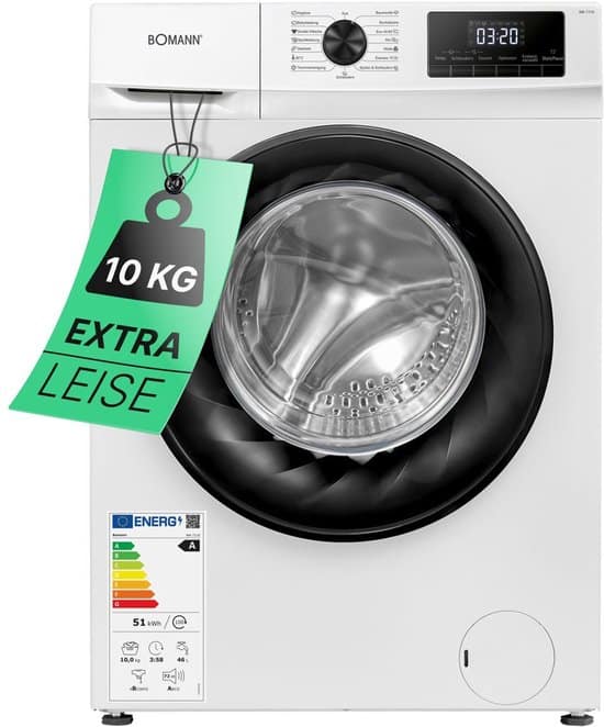 Bomann Wasmachine WA 7110 – 10 kg – Energielabel A
