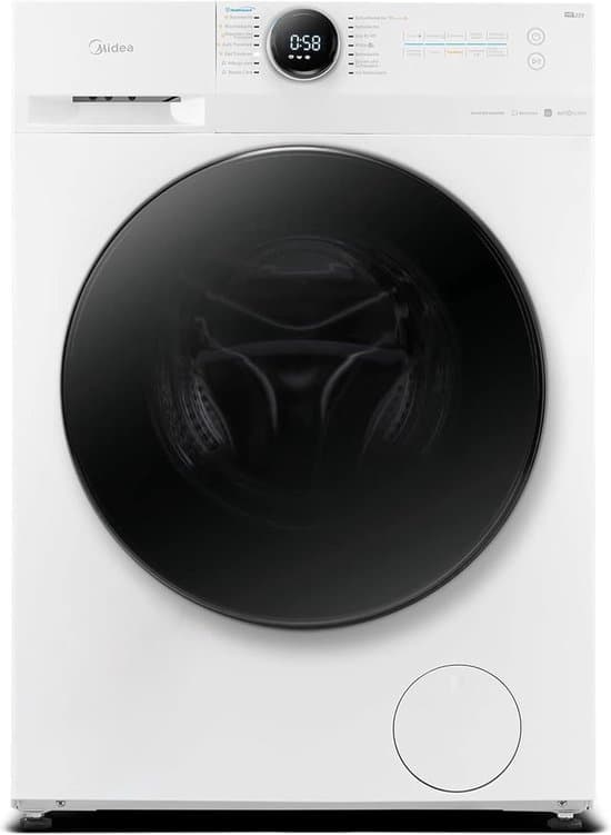 Midea MF200D86WB-14DAS wasdroger, 8/6kg wassen/drogen Duits Display