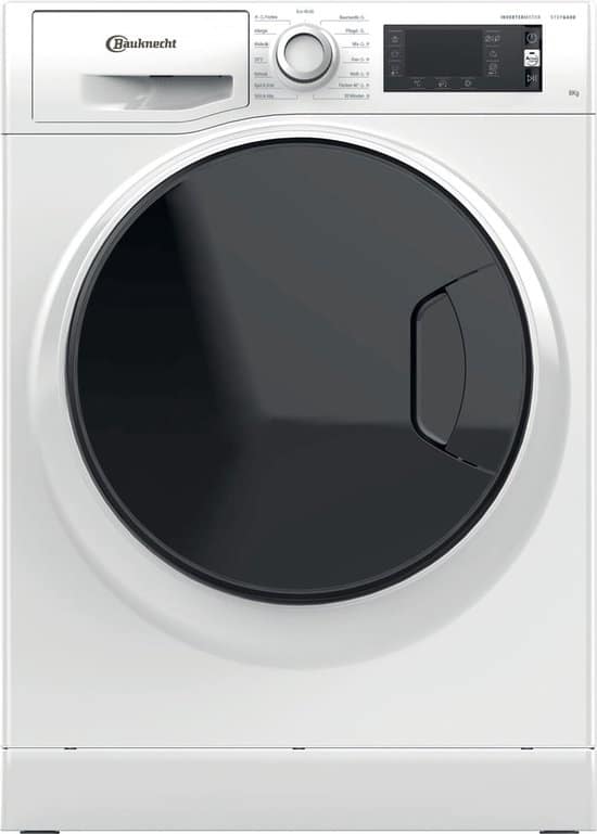 Bauknecht WM Elite 8A wasmachine Voorbelading 8 kg 1400 RPM Wit Duits Display