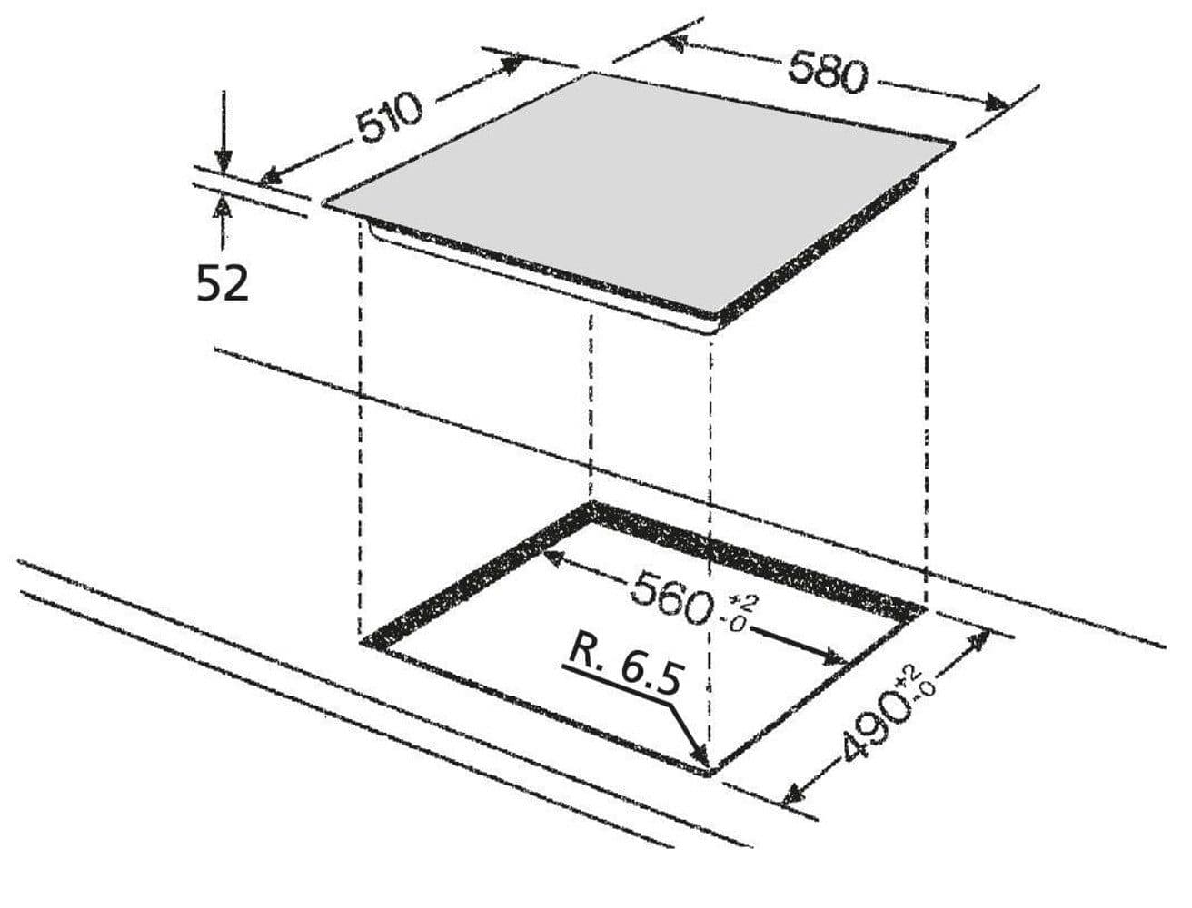 Bauknecht HEKO-Star-2 (HVR2 KH5V2 IN + CHR3462IN) Inbouw Oven + Kookplaat Set