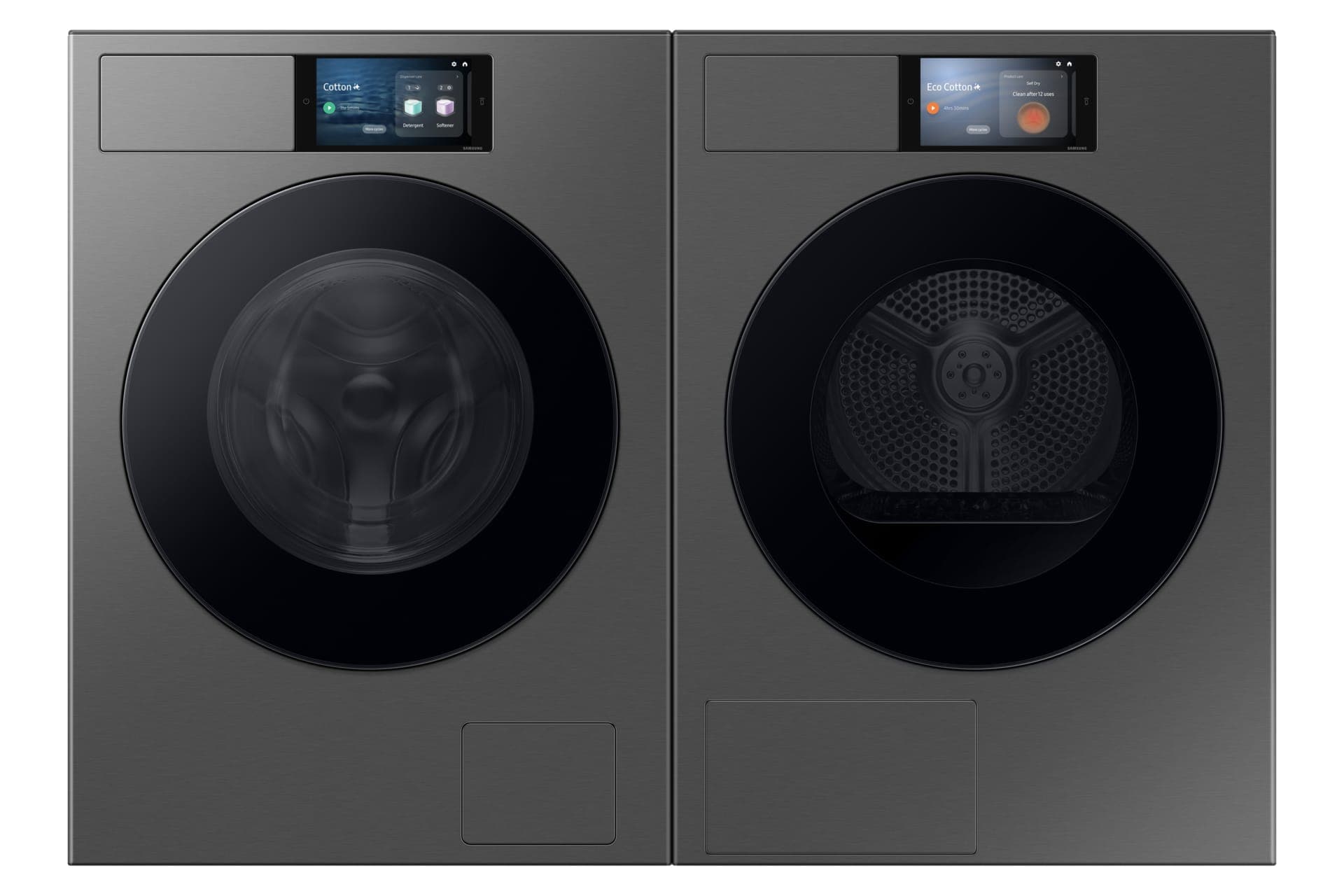 Samsung DV90F09F4S warmtepompdroger – 9 kg, energielabel A, donkergrijs