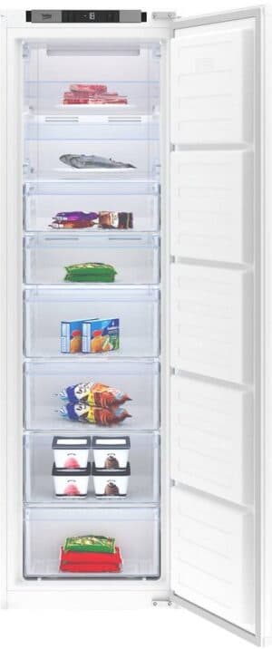 Beko BFNA247E40SN | Inbouw vriezer | 178 cm | Nofrost | Sleepdeur