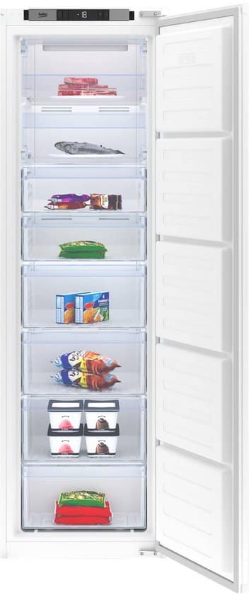 Beko BFNA247E40SN | Inbouw vriezer | 178 cm | Nofrost | Sleepdeur