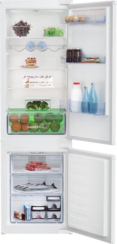 Beko BCHA275K4SN | inbouw koelvriescombinatie | 178 cm | Sleepdeur