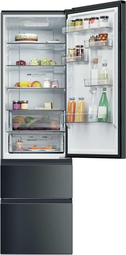 Haier Koel-vriescombinatie HTR3620CNMP – 414 liter – Energielabel C