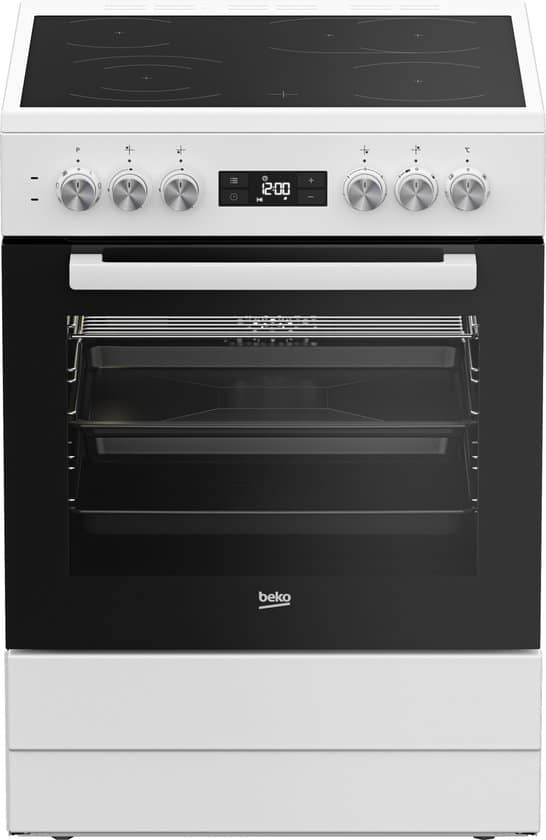 Beko FSM 67320GWS vrijstaand fornuis met keramische kookplaat