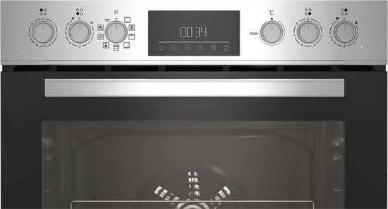 Beko elektrische oven en kookplaat set BBUE1132T0XMP, pyrolytische zelfreiniging, 4-zone glaskeramische kookplaat