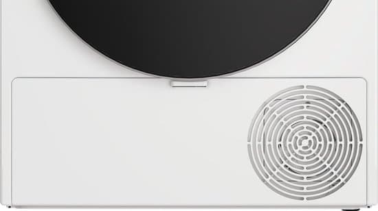 Bauknecht BT 86B WB, Vrijstaand, Voorlader, Warmtepomp, Wit, Draaiknop, Touch, Rechts – Duits Display