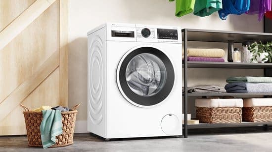 Bosch WGG244FCFG – Serie 6 – Wasmachine met stoom – 1400 rpm – Energielabel A – Iron Assist: vermindert kreukels tot 50% – Automatisch doseren – NL/FR Display