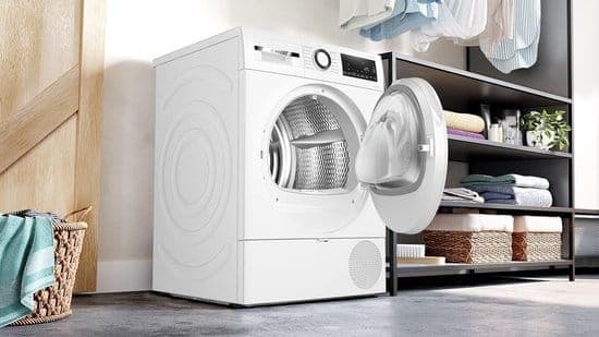 Bosch WQG233D21 Serie 6 Warmtepompdroger, 9 kg, sneldrogend Duits Display