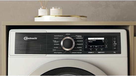 Bauknecht B7X 89E SILENCE DE wasmachine Voorlader 8 kg 1400 RPM Wit – Duits Display