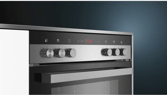 SIEMENS Ovenset HE113FBS2 incl. kookplaat EA 645 GN 17 + telescopische verlenging, oven, kookplaat (stralingsverwarming, A, 66 l)