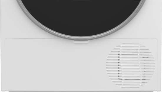Beko B3T42249S, Vrijstaand, Voorlader, Warmtepomp, Wit, Draaiknop, Touch, Links – Duits Display