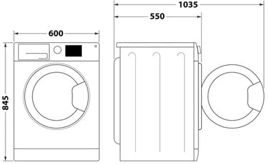 Indesit Wasmachine IM 864 MY TIME EE | Engels Display