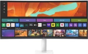 LG 34U601SA-W UltraWide Smart Monitor - Quad HD - WebOs - Apple AirPlay - Google Cast - 34 inch