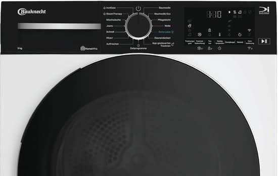 Bauknecht BT 97A WB | Warmtepompdroger | 9 kg | A label | Duits Display