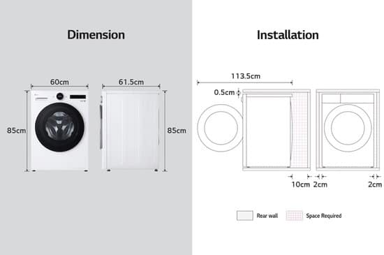 LG F4WX9092 wasmachine Voorlader 9 kg 1400 RPM Wit Duits Display