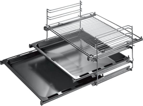 SIEMENS Ovenset HE113FBS2 incl. kookplaat EA 645 GN 17 + telescopische verlenging, oven, kookplaat (stralingsverwarming, A, 66 l)