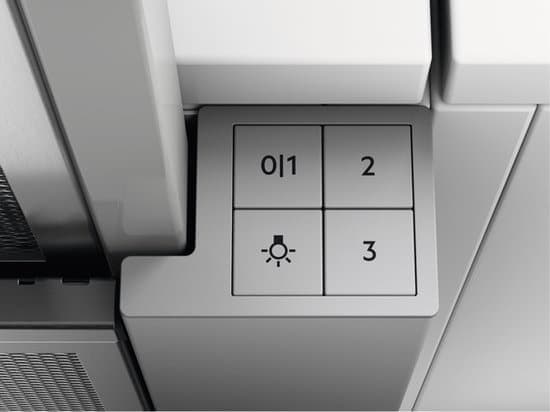 AEG DPE5950M – Afzuigkap – RVS – Afzuigkracht bij recirculatie (hoog/laag): 550/210 m³/h