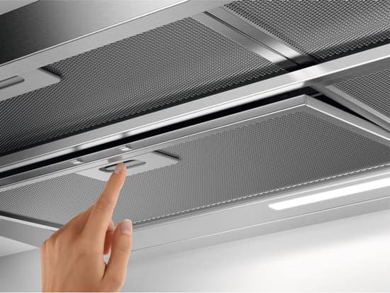 AEG DPE5950M – Afzuigkap – RVS – Afzuigkracht bij recirculatie (hoog/laag): 550/210 m³/h