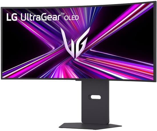 LG UltraGear 34GX900A-B – Curved QHD OLED Gaming Monitor – 240Hz – USB-C 65W – 34 Inch