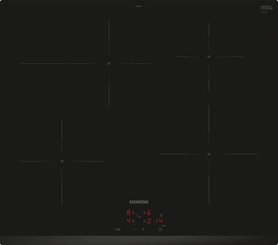 Siemens iQ300 EI631CFB1E kookplaat Zwart Ingebouwd 60 cm Inductiekookplaat zones 4 zone(s)