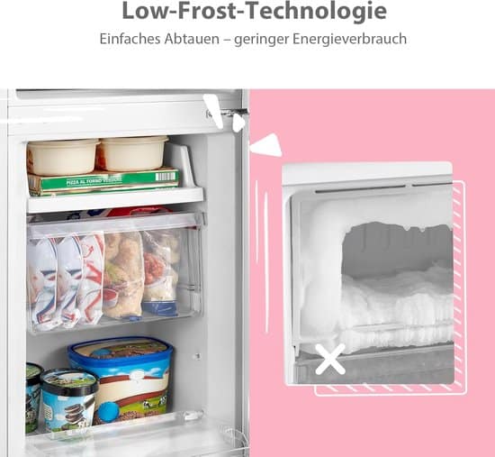 Comfee Koel-vriescombinatie RCB169DS3 – Energielabel D – Zilver