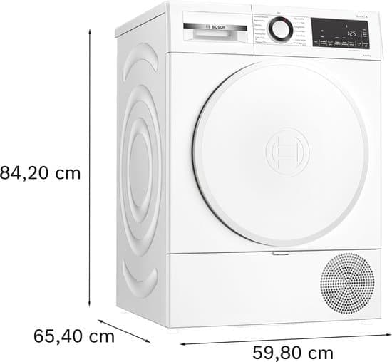 Bosch WQG233D21 Serie 6 Warmtepompdroger, 9 kg, sneldrogend Duits Display