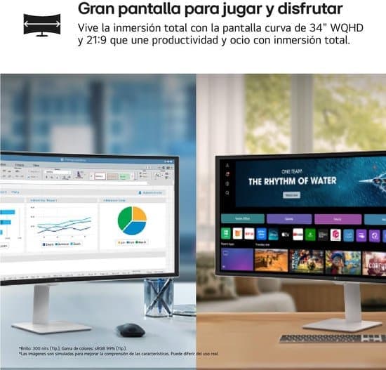 Monitor LG 34U601SA-W UltraWide Quad HD 34″