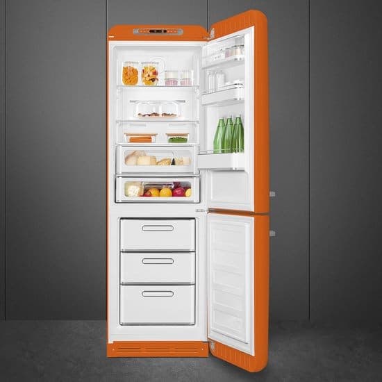 Smeg FAB32ROR5 – Koel- en vriescombinatie – Scharnier rechts – Oranje